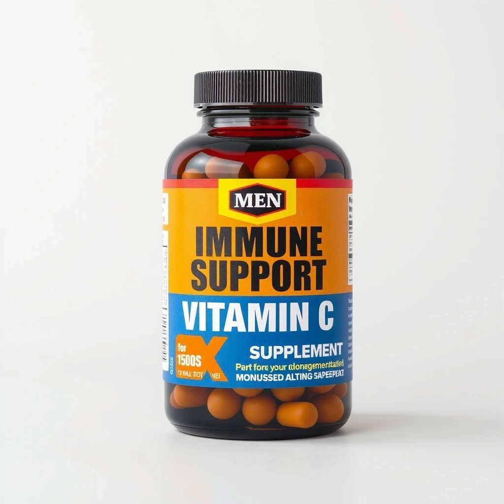 Immune Support Vitamin C supplement bottle